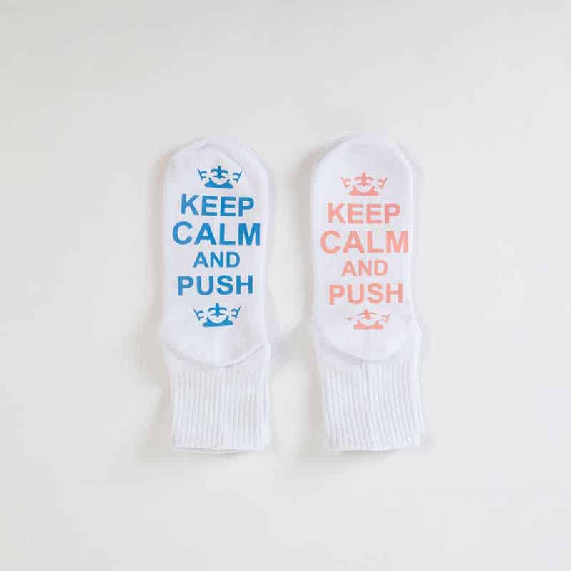 Socks with special caption